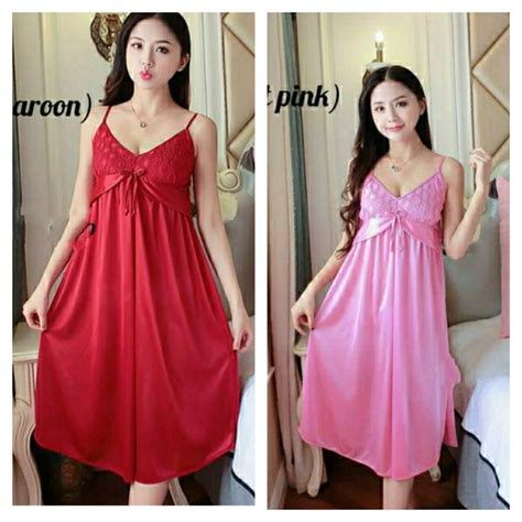 Jual BAJU TIDUR WANITA DRESS DASTER Lingerie 017 Di Lapak SLEEPWEARS