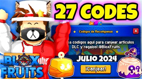 Codigos De Blox Fruits Codes Roblox Julio Youtube