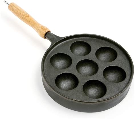 Aebleskiver Pan Cast Iron Danish Festival