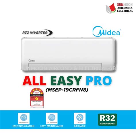 20hp Midea Air Conditioner All Easy Pro Series R32 Inverter 5 Star