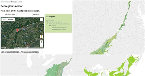 Ecoregion Locator and Interactive Maps - bplant.org