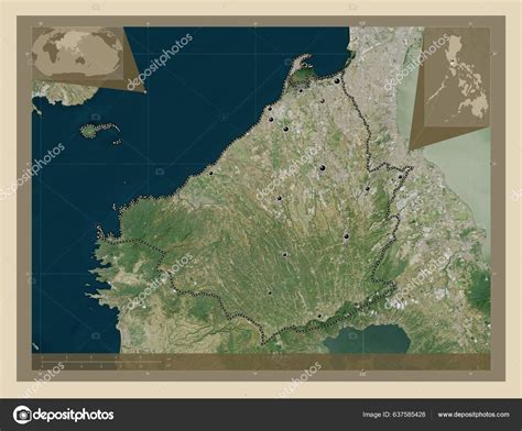 Cavite Province Philippines High Resolution Satellite Map Locations