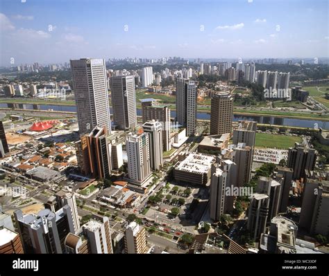 Brooklin Novo São Paulo Sp - Aerial view, Avenue Engineer Luis Carlos Berrini, Brooklin Novo, Sao ...