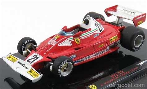 MATTEL HOT WHEELS T6270 Echelle 1 43 FERRARI F1 312T2 N 21 GP CANADA 1977 GILLES VILLENEUVE RED