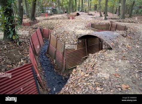 World war one trenches at Ypres Belgium Stock Photo: 3634471 - Alamy