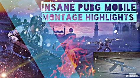 Insane Pubg Mobile Montage Highlights Pubg Like And Subscribe Ft