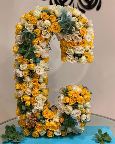 Floral Letter Customized Flower Letters By Laazati In Glendale Ca