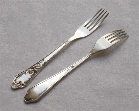 Rar Elegante Russian Dessert Fork In Er Er Silver In Rococo Ebay