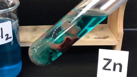 Zinc And Copper Ii Chloride Youtube