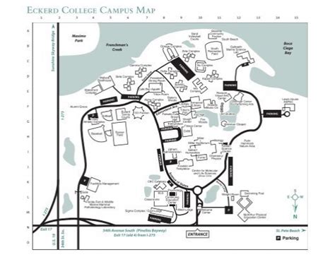 Eckerd College Campus Map