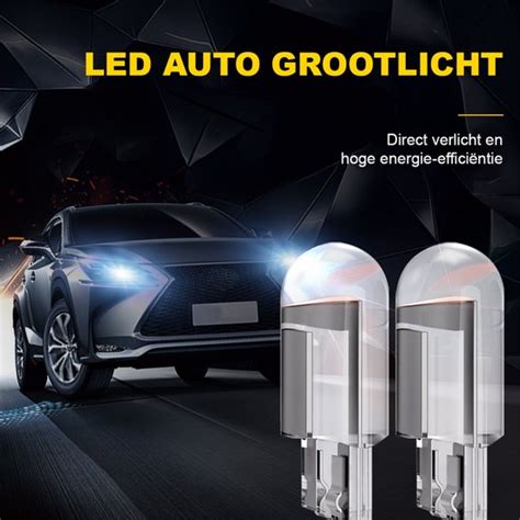 Led Autolamp T W W W K V Rood Licht Voor Auto Motor