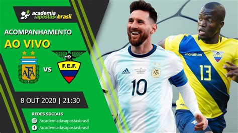 Argentina x Equador ao vivo Eliminatórias Copa do Mundo