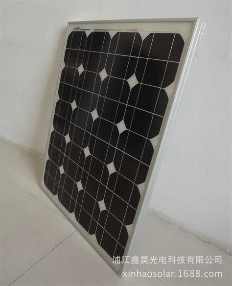 鑫昊阳光太阳能板直销50w单晶硅光伏板solarpanel监控监测电池板 阿里巴巴