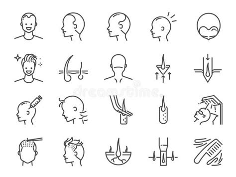 Hair Transplant Vector Stock Illustrations 1 598 Hair Transplant