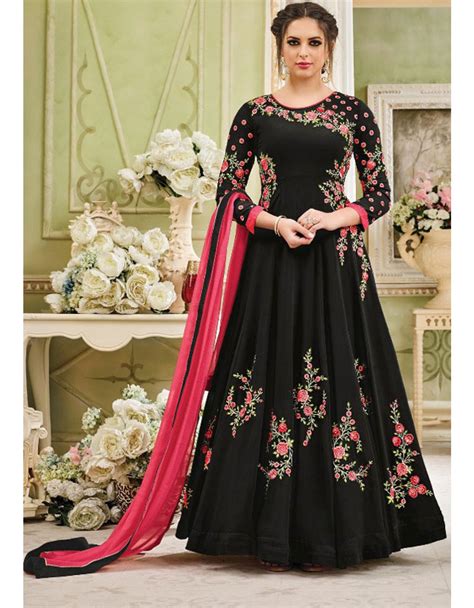 Enticing Black Anarkali Suit Anarkali Dress Black Anarkali Anarkali