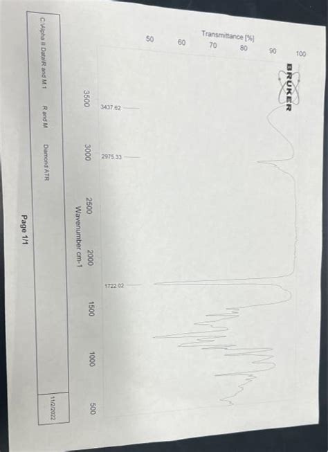 Solved Please Help Me Indicate The Ir And Nmr Spectrumplease Chegg