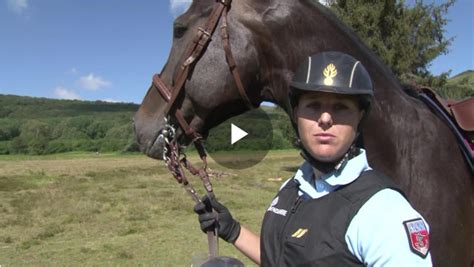 Des Gendarmes Cheval Pour Garantir Le Respect Des Sites Class S Du