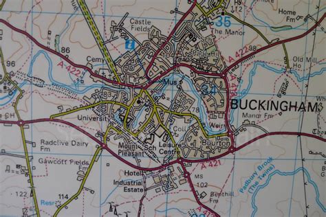 buckingham town buckinghamshire britain