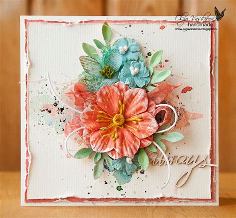 Crafting Ideas From Sizzix UK Olga Vasilieva Cards Handmade Flower