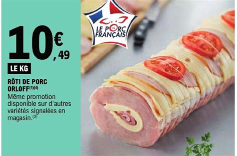 Promo R Ti De Porc Orloff Chez E Leclerc