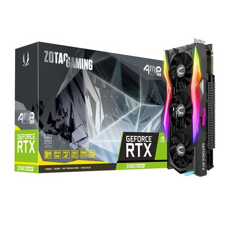 VGA การดแสดงผล ZOTAC GAMING GEFORCE RTX 2080 SUPER CORE RGB