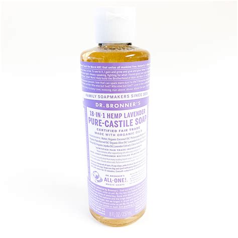 Dr Bronner S 18 In 1 Hemp Lavender Pure Castile Soap 8 Fl Oz