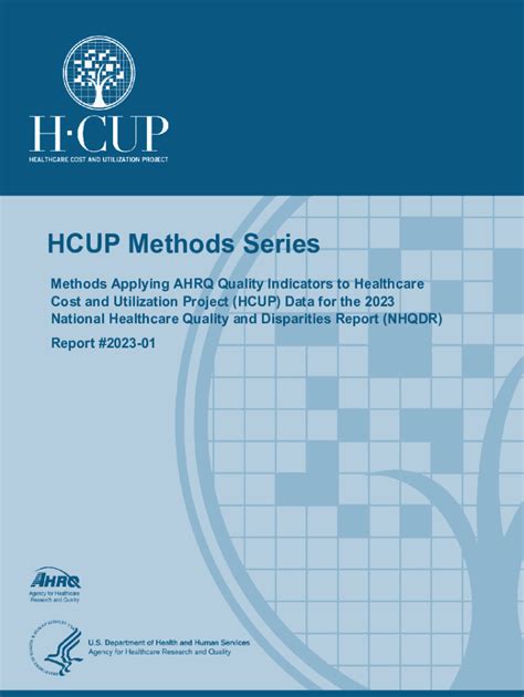 Fillable Online Hcup Us Ahrq Methods Applying Ahrq Quality Indicators