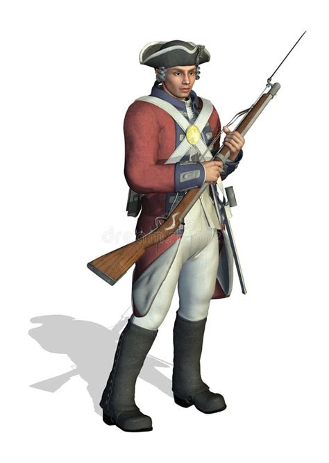 Revolutionary War Soldier Stock Image - Image: 13792671