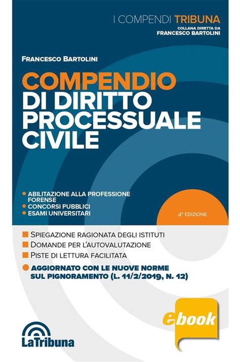 Compendio Di Diritto Processuale Civile Ebook Francesco Bartolini