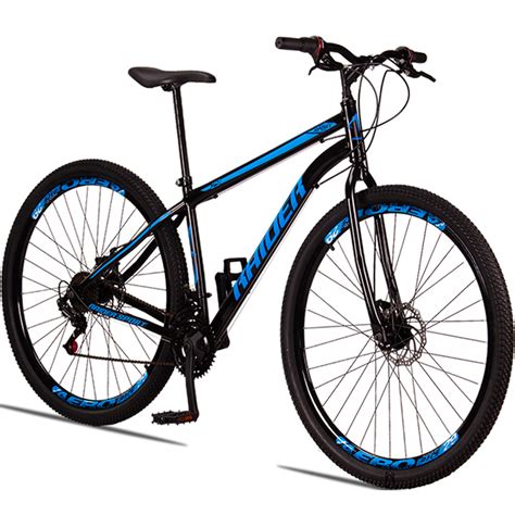 Bicicleta Aro 29 Quadro 17 Aço 21 Marchas Freio a Disco Mecânico Sport