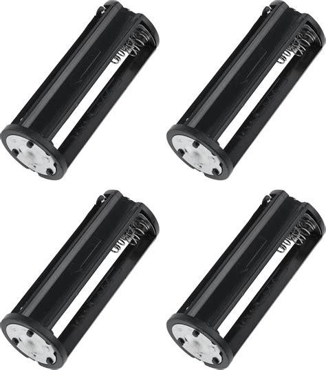 Amazon Haidong Aaa Battery Holder Cylindrical Battery Holder Black