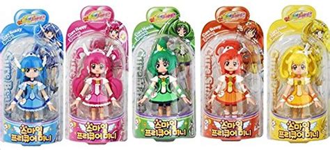 Glitter Force Smile Precure 5 Figure Doll Set Cure Happy Beauty Sunny