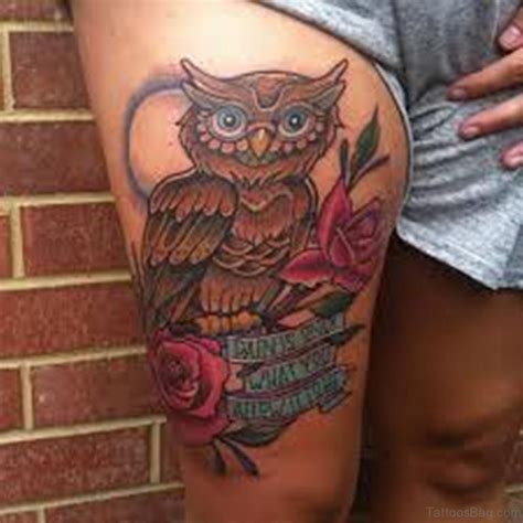 Exciting Owl Tattoos For Thigh Tattoo Designs Tattoosbag