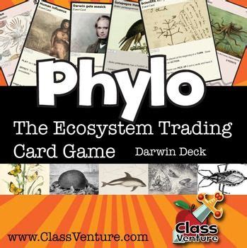 Phylo Educational Ecosystem Trading Card Game Darwin Deck Trading