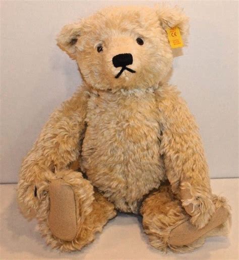 Steiff Classic Teddy Bear Wavy Mohair Blond Bear Jointed