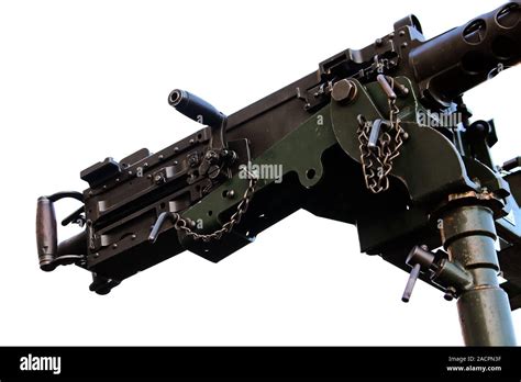 Mounted Machine Gun Stock Photo - Alamy