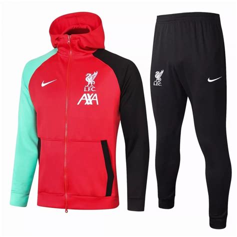 Liverpool Fc Training Technical Soccer Tracksuit Red 2021