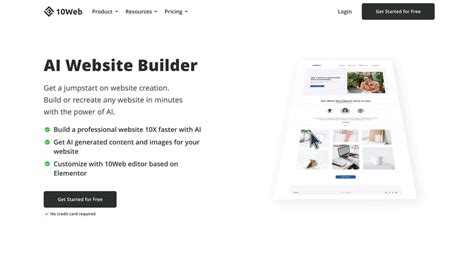 Elevate Your Business With 10Web Build Your Website With AI