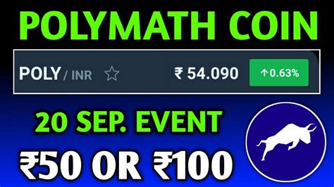 Polymath Coin New Update 20 SEP Event Poly Coin Price Prediction