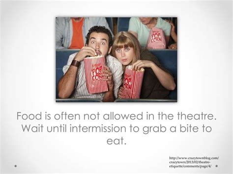 Theatre audience etiquette