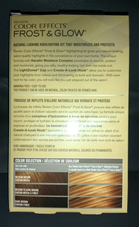 Revlon Frost Glow Color Effects Hair Highlighting Kit Cap Hook Honey Blonde EBay