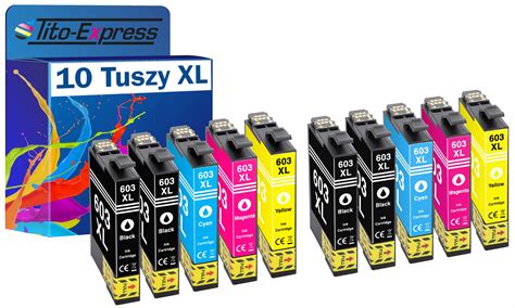 10x Tusz Do EPSON 603 XL XP 3100 WF 2810 XP 2100 Sklep Opinie Cena