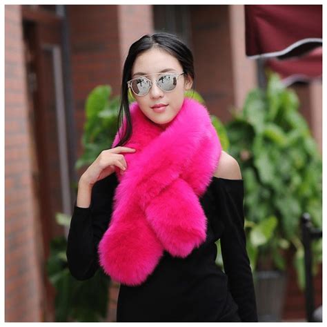 Faux Fur Wrap Scarf In 2020 Fur Scarf Womens Scarves Faux Fur Scarves