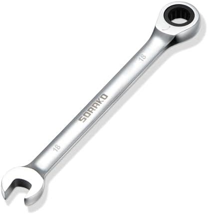 SORAKO Ratchet Spanner 18 Mm Combination Spanner Fixed Head Ratchet