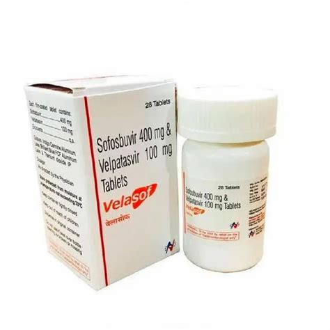 Velasof Sofosbuvir Mg And Velpatasvir Mg Tablet At Rs Box