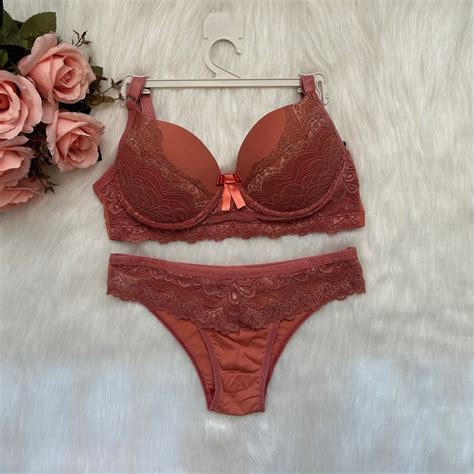 Conjunto Lingerie Suti Bojo Luxo Renda Poliamida Shopee Brasil