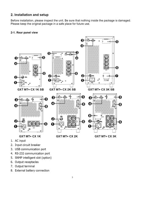 Emerson Liebert 3KVA GXT MT CX Online UPS With Inbuilt Battery From