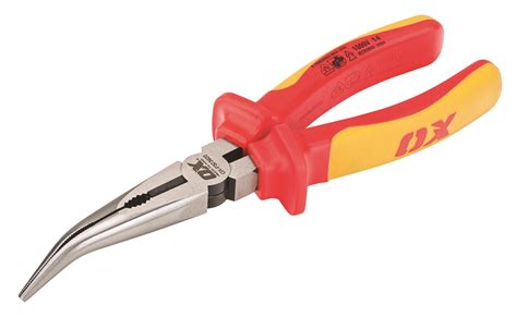 Ox Pro Vde Long Bent Nose Pliers 200mm Artofit