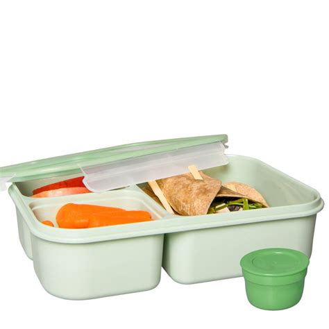 Lock Lock Lunchbox 1500 Ml Met Vakjes Mintgroen HappyBento