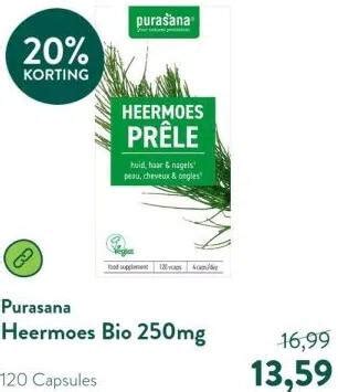 Heermoes Bio 250mg Aanbieding Bij Holland Barrett